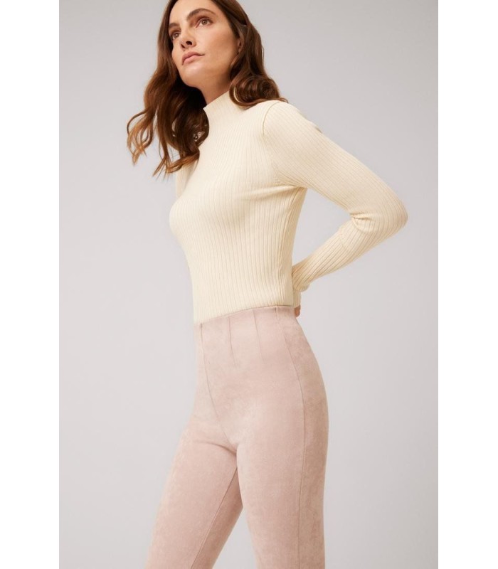 Pantalón Ante Color Mauve 70298 Ysabel Mora