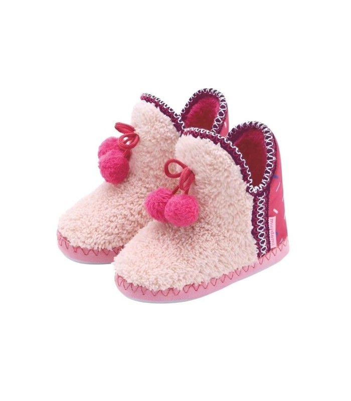 Botas Casa Niña Invierno "Pompones" 676834 Muydemi