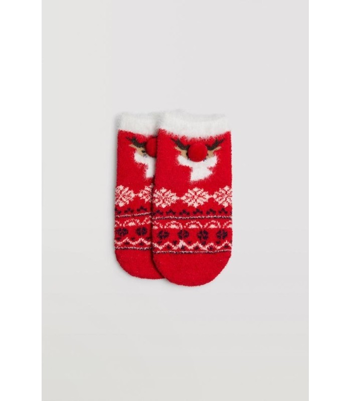 Calcetínes Bebé Rojos Antideslizantes 52832 Ysabel Mora