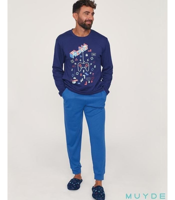 Pijama Invierno Hombre 'Gamer' 370035 Muydemi