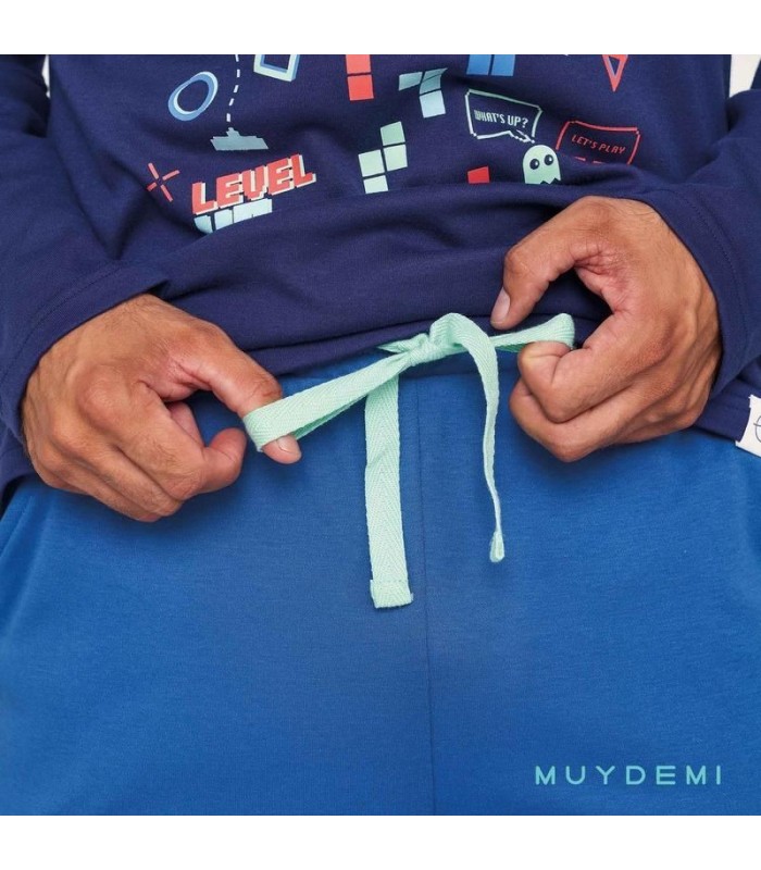 Pijama Invierno Hombre 'Gamer' 370035 Muydemi