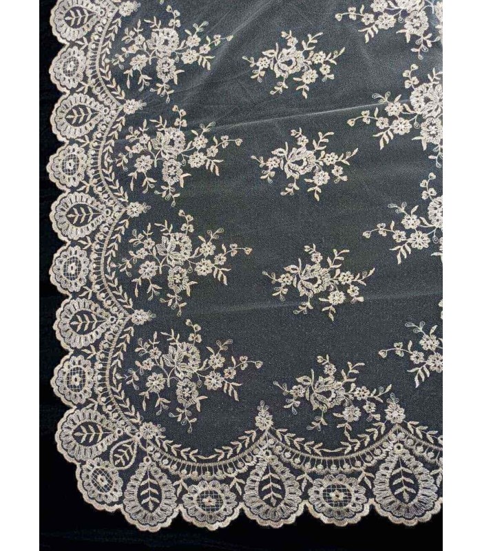 Mantilla Niña 61.240 Color Marfil 65X185 cm