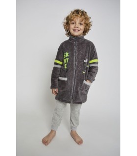 Bata Niño Coralina "Skate" 23207401 Tobogán - Gris y Azul
