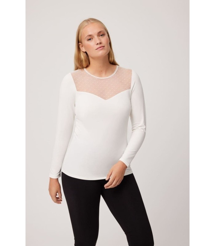 Camiseta Térmica Mujer Marfil 70015 Ysabel Mora
