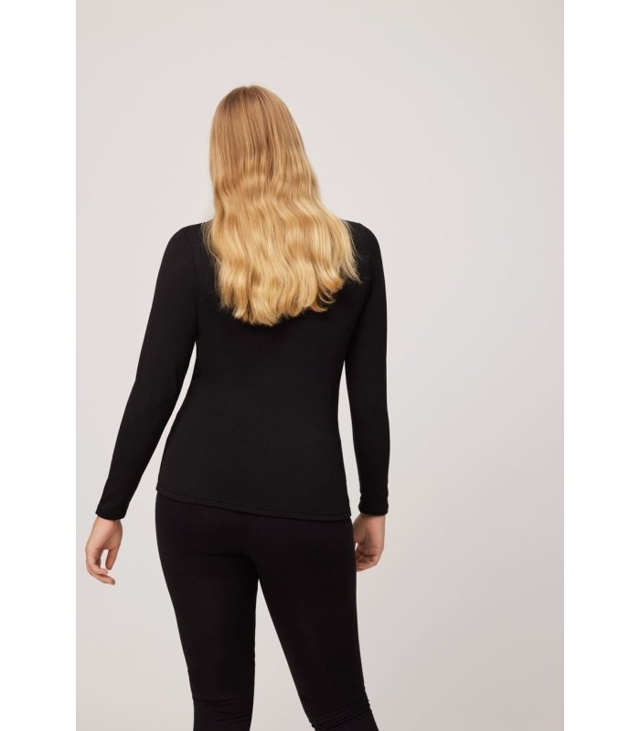 Camiseta Térmica Mujer Negra 70015 Ysabel Mora