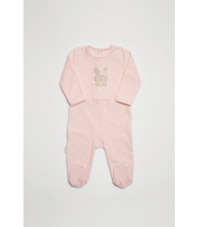 Pelele Bebé Tundosado Rosa 25334 Ysabel Mora
