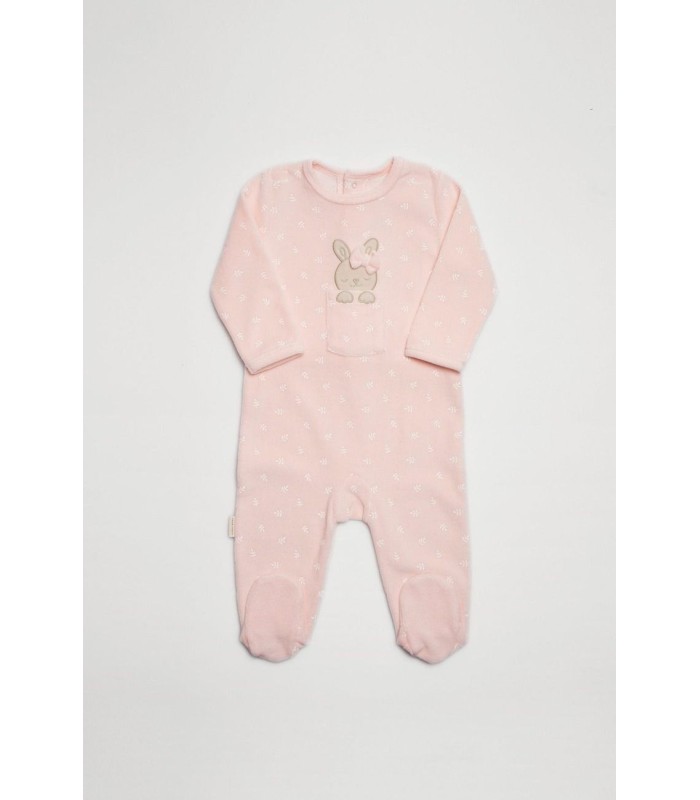 Pelele Bebé Tundosado Rosa 25334 Ysabel Mora