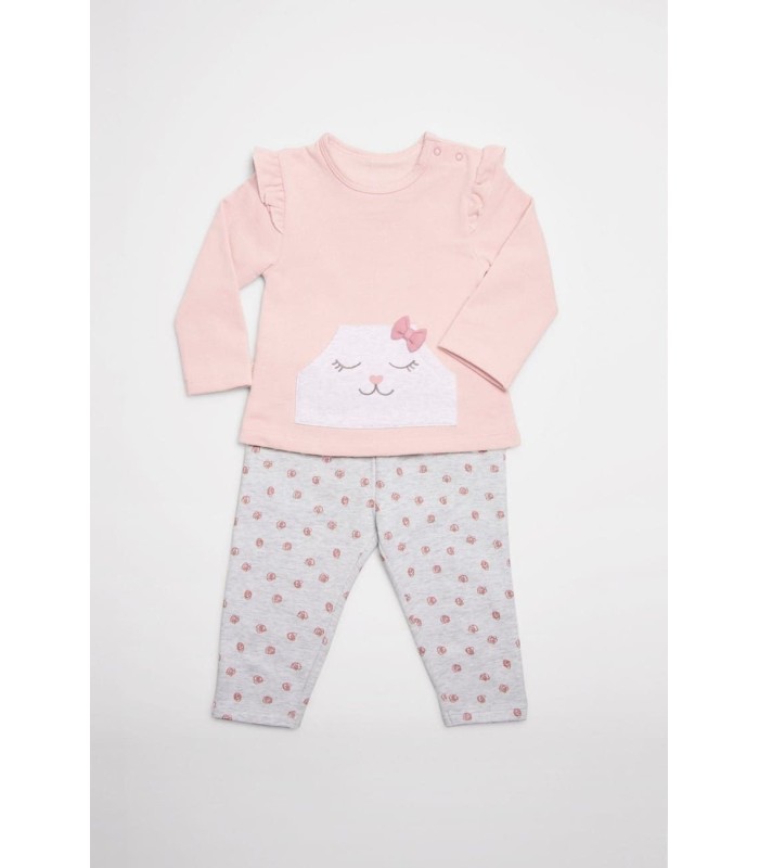 Conjunto Bebé Manga Larga 25338 Ysabel Mora