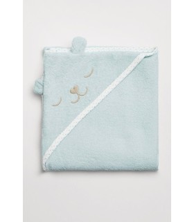 Toalla Bebé con Capucha Azul Celeste 25512 Ysabel Mora
