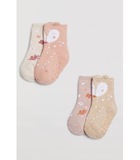 Calcetines Bebé Antideslizantes Térmicos 52823 Ysabel Mora Pack de 2