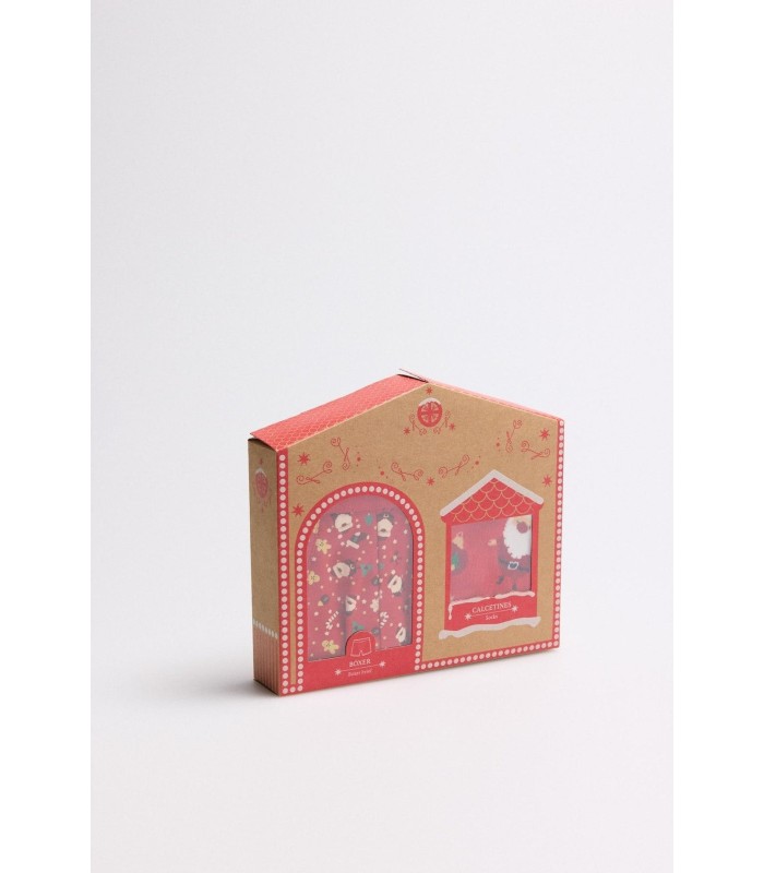 Pack Bóxer y Calcetines de Navidad para Hombre 20340 Ysabel Mora