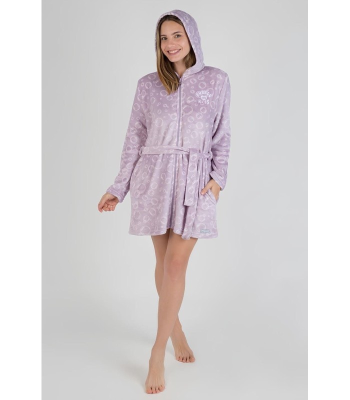 Bata Mujer  Corta con Capucha Coralina 23289 Olympus