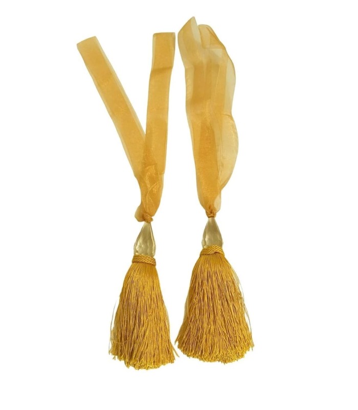 Abrazaderas Cortinas con Cinta de Organdil