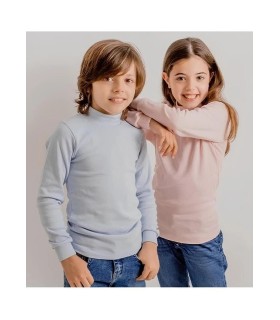 Camiseta Infantil Cuello Semicisne Color M2007 Calamaro
