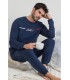 Pijama Hombre Punto Algodón 23172 Olympus
