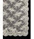 Mantilla Española 830.818 Color Marfil 150X220 Cm