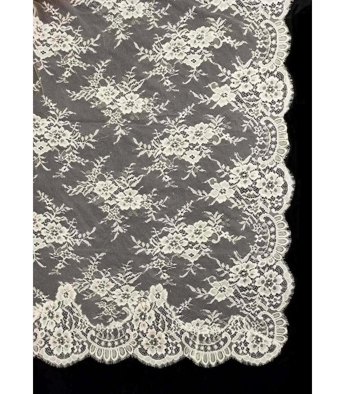 Mantilla Española 830.818 Color Marfil 150X220 Cm