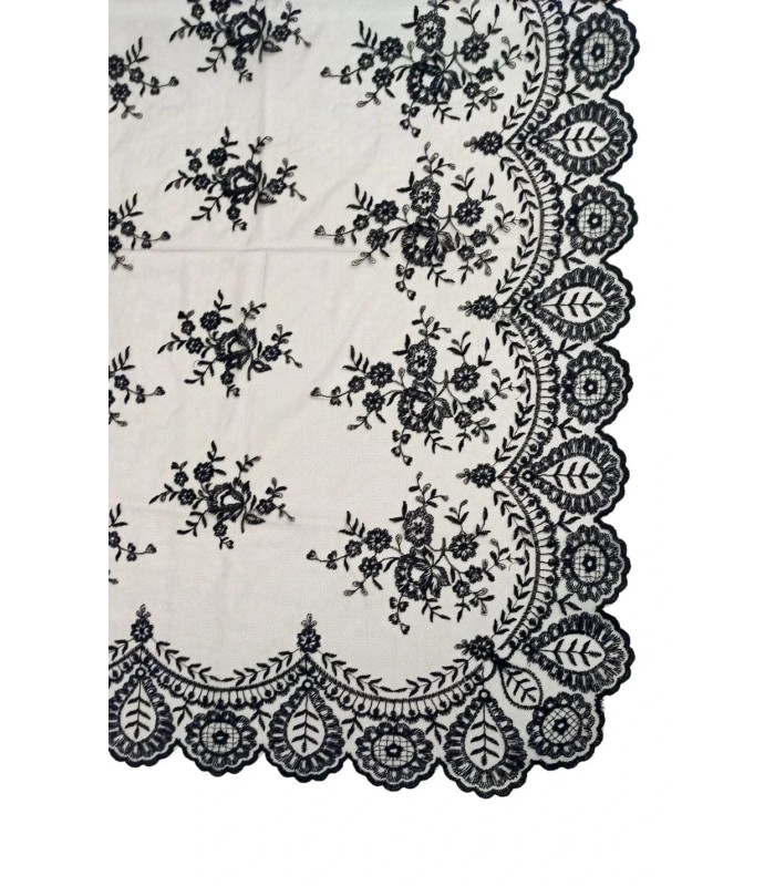Mantilla Niña 61.240 Negra 65X185 cm