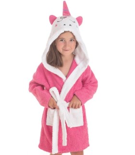 Albornoz Niña Capucha Unicornio Secaneta