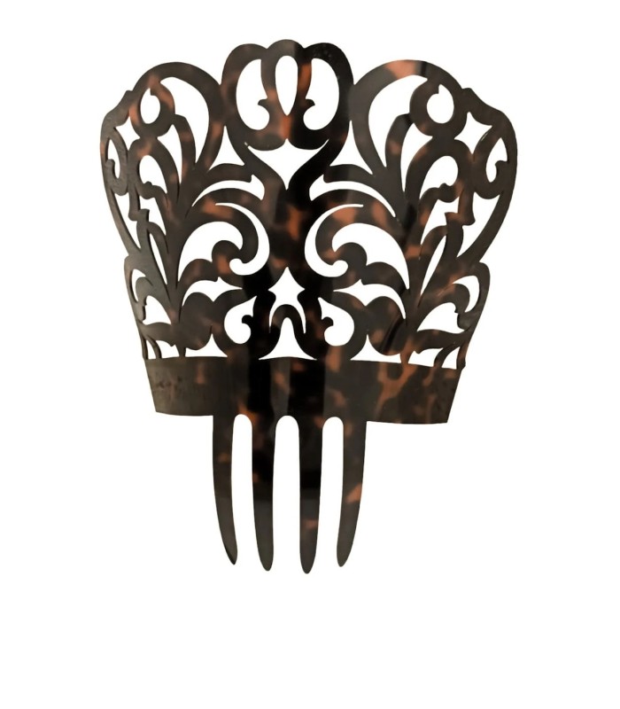 Peineta Mantilla para Niña 1611R Concha