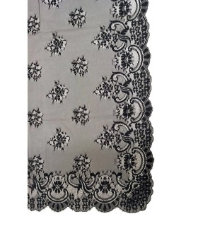 Mantilla Niña 81820 Negra 70X170 cm