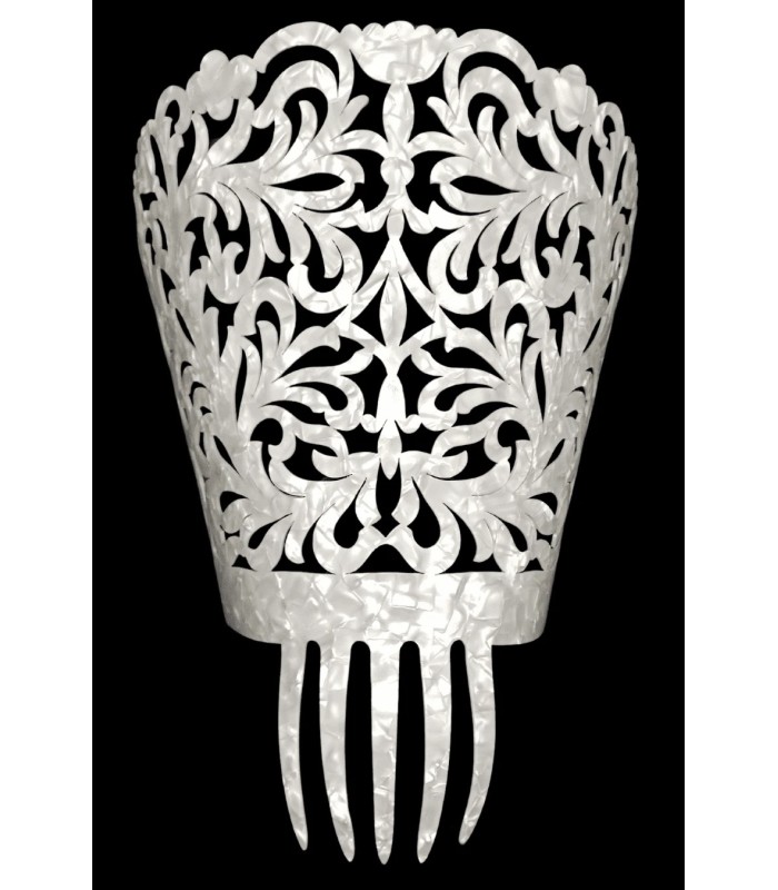 Peineta Mantilla 1587 Nacar