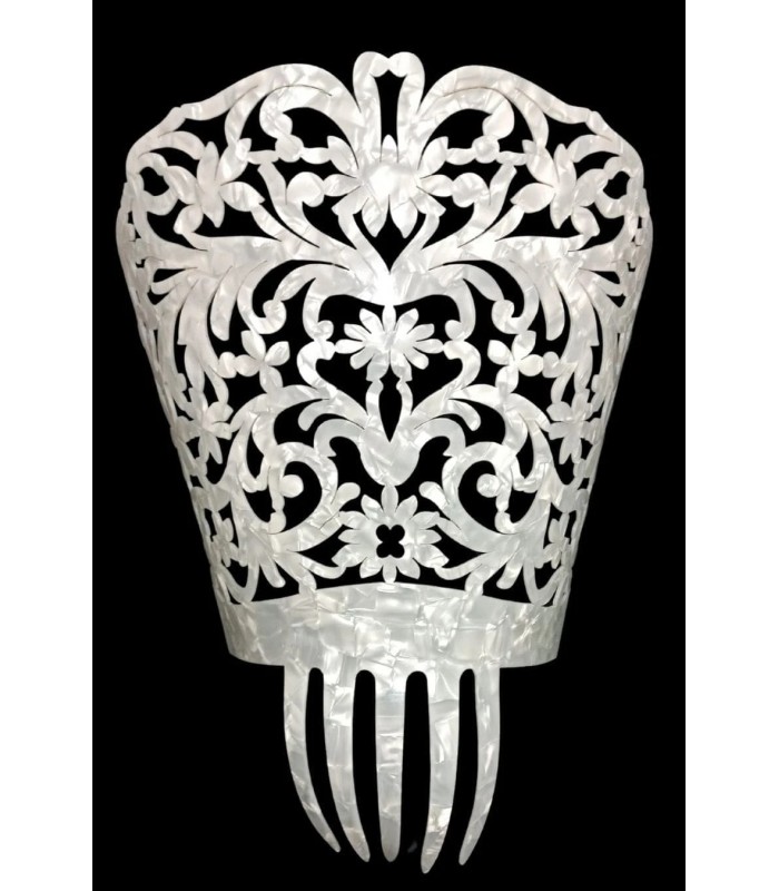 Peineta para Mantilla 1605 Nacar