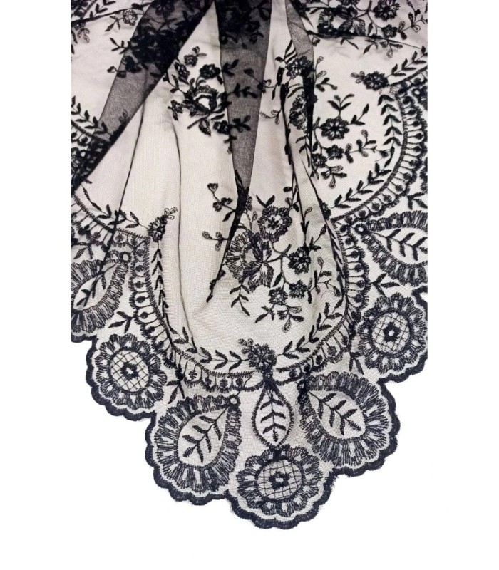 Mantilla Española Negra 61.240 100X220 Cm