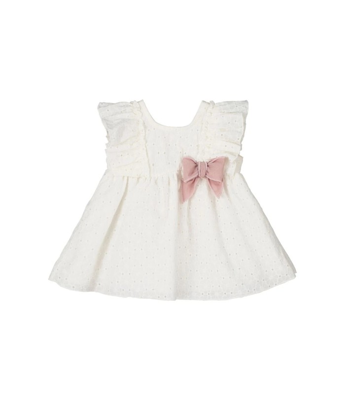 Vestido Niña Aliria de Calamaro Marfil