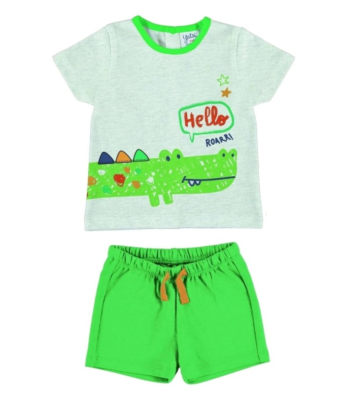 Conjunto Niño Manga Corta "Cocodrile"