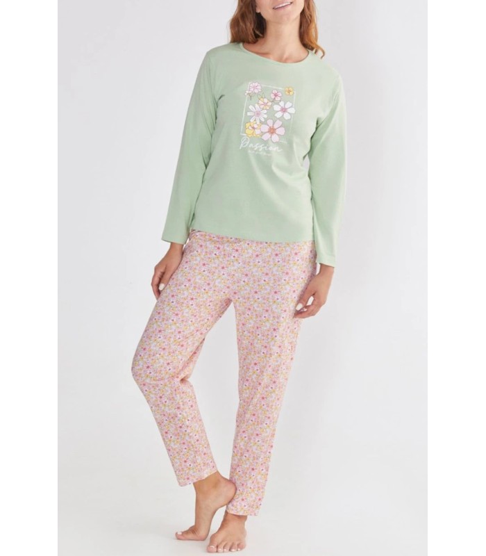 Pijama Mujer Verano Largo FLOWERS Diassi Woman