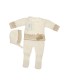 Conjunto Bebé de Lana 3 Piezas Marfil C1002