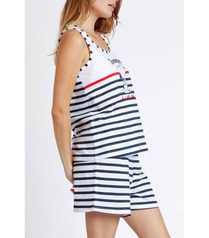 Pijama Sin Mangas Mujer SNOOPY 62435
