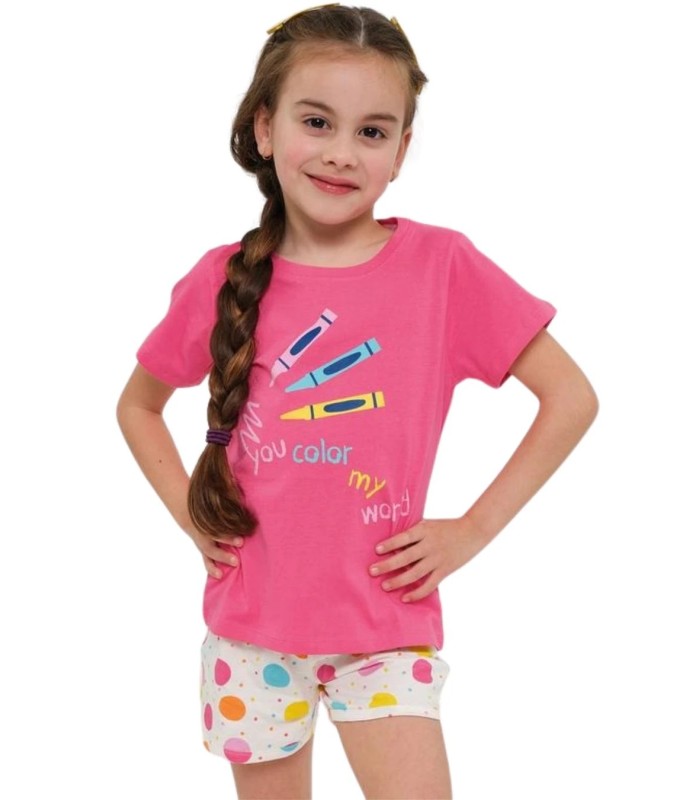 Pijama Niña de Verano 680051 Muydemi Tallas 2 a 8 Años