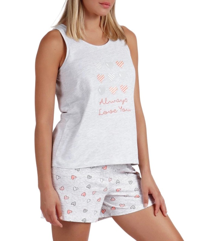 Pijama Sin Mangas Mujer ALWAYS LOVE 62034 Admas