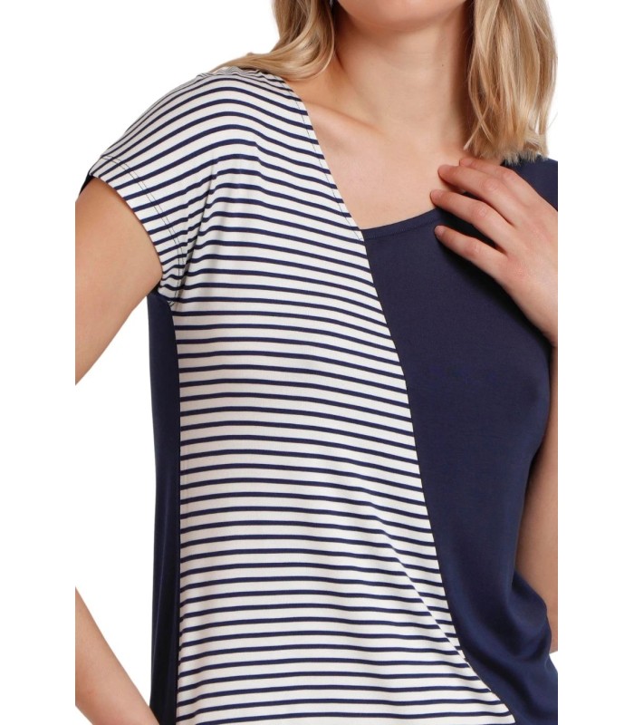 Camiseta Mujer Manga Corta Rayas 43524