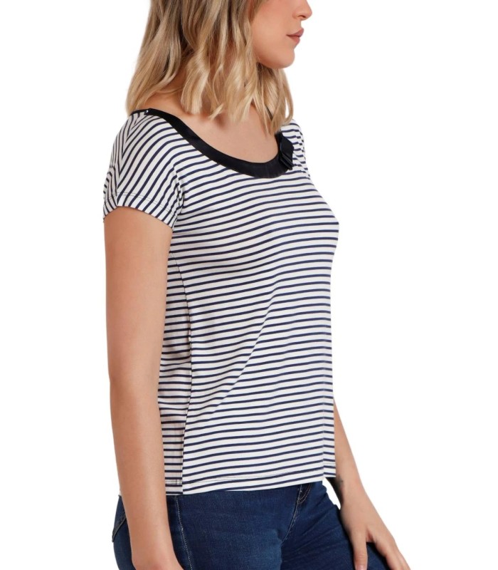 Camiseta Mujer Manga Corta Rayas 43525 Admas