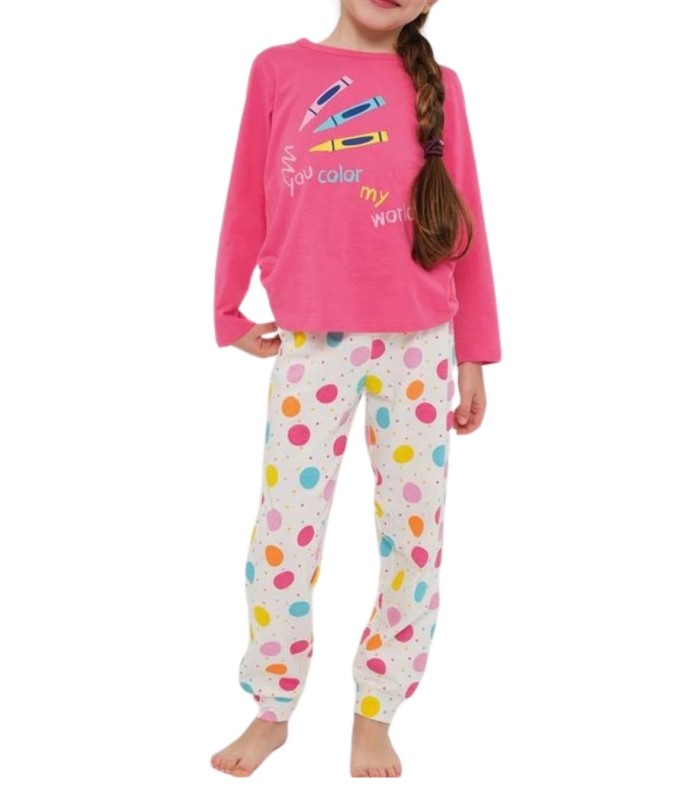 Pijama Niña de Verano Manga Larga 680952 Muydemi Tallas 10 a 16 Años