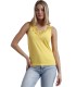 Camiseta Sin Mangas Amarilla Guipur 43485 Admas