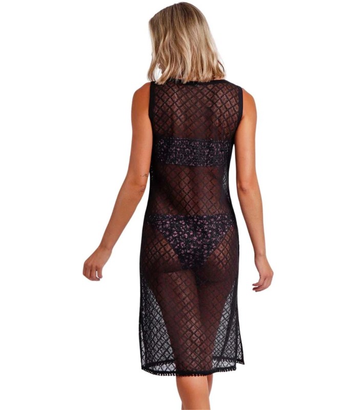 Vestido Sin Mangas Negro Basic 19745 Admas