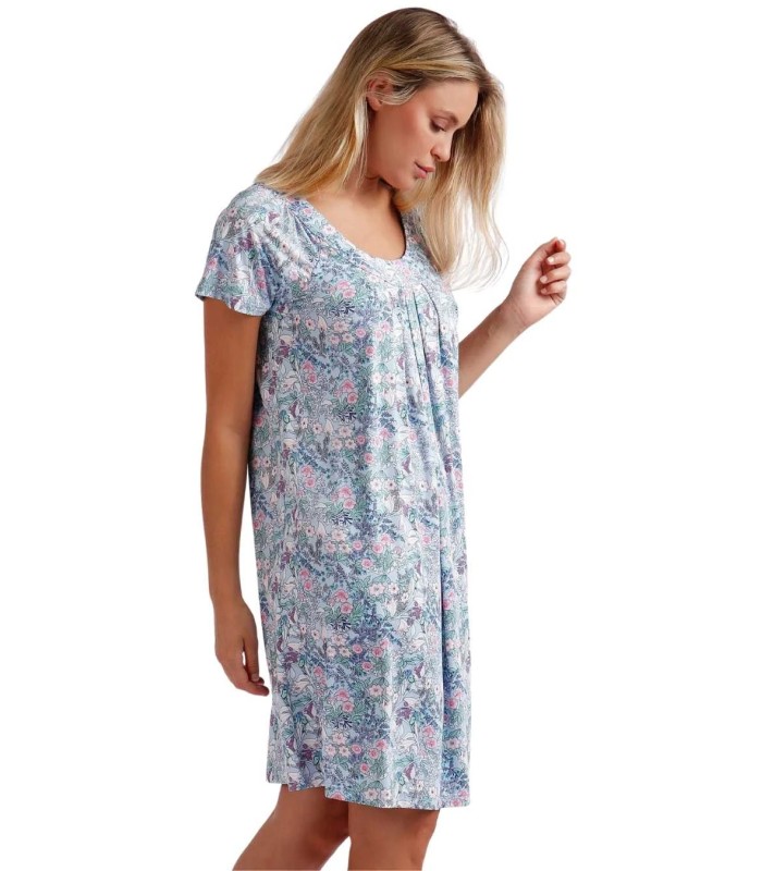 Camisola Manga Corta Mujer Classic Flowers 61279 Admas