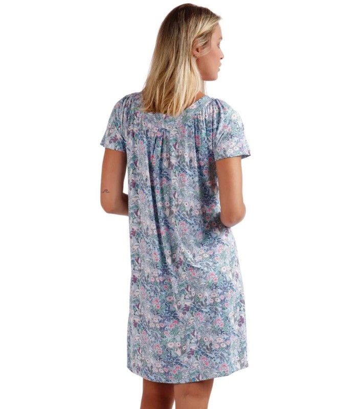 Camisola Manga Corta Mujer Classic Flowers 61279 Admas