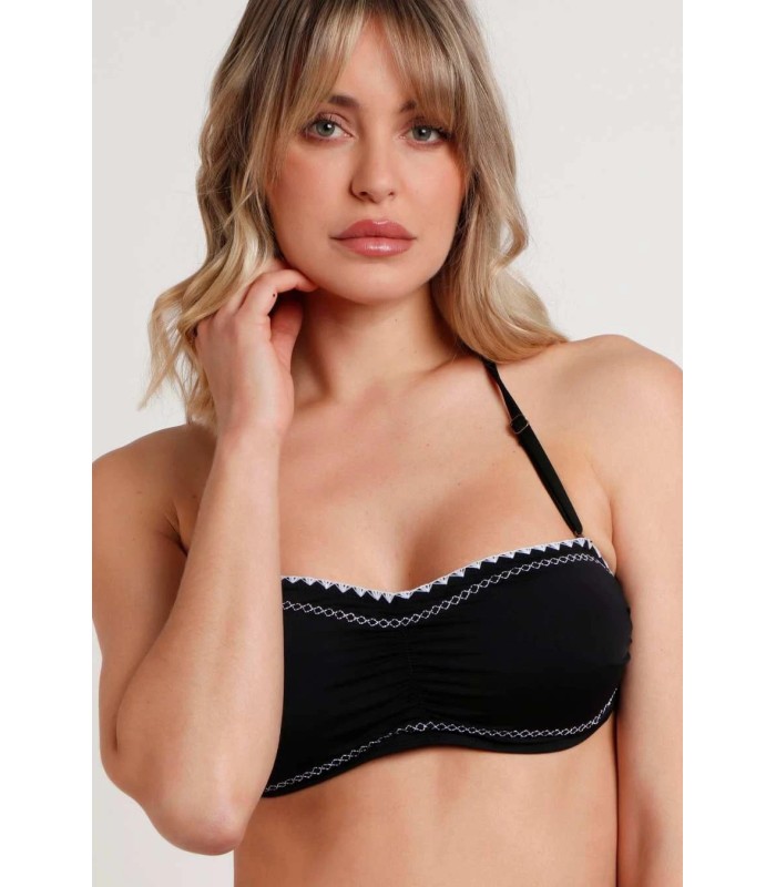 Bikini Bandeau Embroidery Beach A 15383 Admas