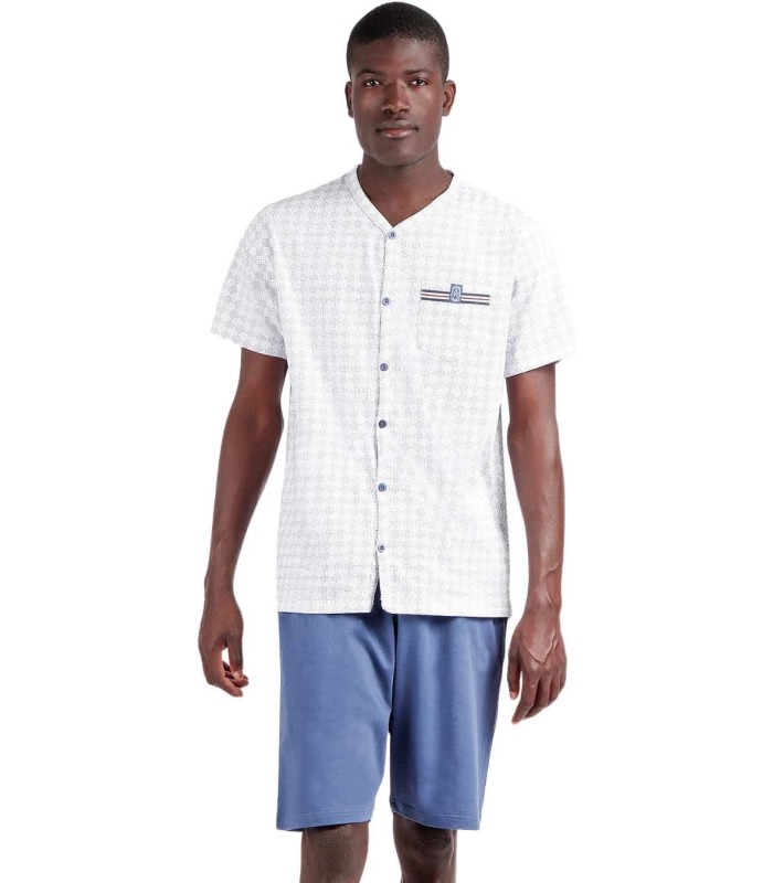 Pijama Hombre Abierto Manga Corta 62112 Admas