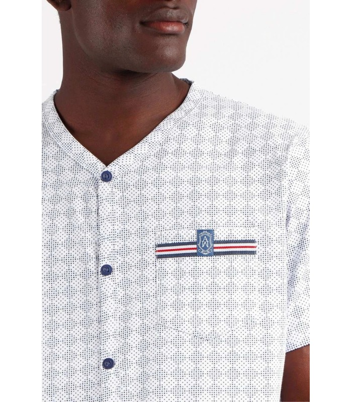 Pijama Hombre Abierto Manga Corta 62112 Admas