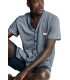 Pijama Hombre Abierto Manga Corta Sailing 62178 Admas