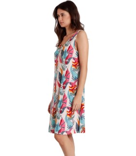 Vestido Mujer Sin Mangas Jungle Talla XL