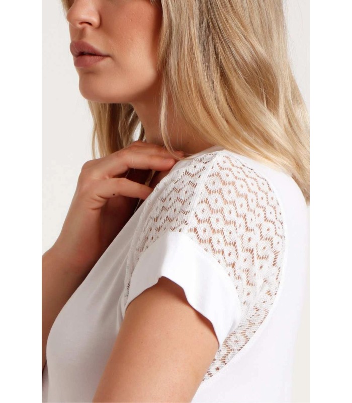 Camiseta Mujer Manga Corta Lace 43516 Admas