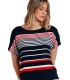 Camiseta Mujer Manga Corta Navy Style 43517 Admas