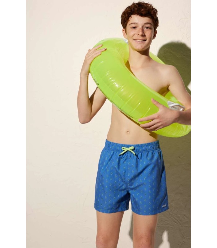 Bañador Juvenil Estampado Palmeras 90238 Ysabel Mora